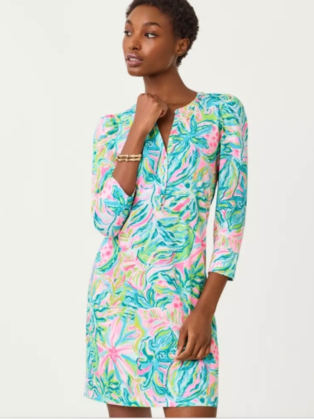 Lilly Pulitzer Multicolor Floral Marlie Dress Size S